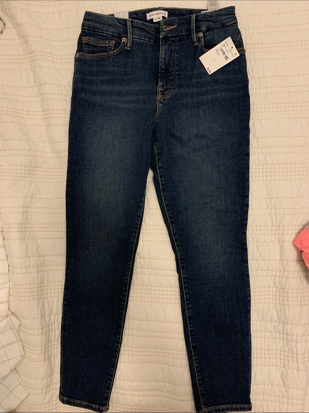 NWT Good American Good Petite Skinny Size 6/28